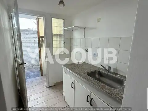 Departamento 2 ambientes con 1 baño