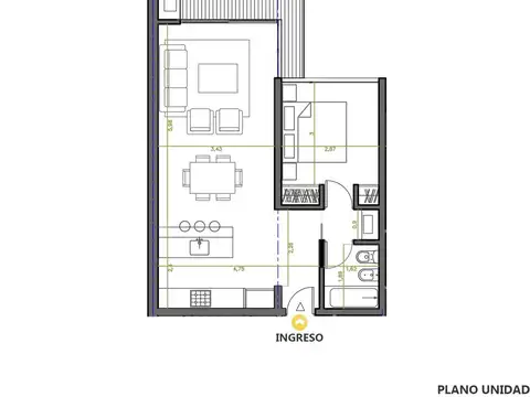 Departamento en Venta en Nuestra Señora De Lourdes, Rosario
