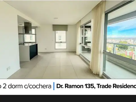 Departamento 2 dormitorios con cochera trade res