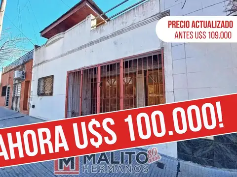 Venta Casa Lote Propio 7,80 x 13,50 en Villa Lugano