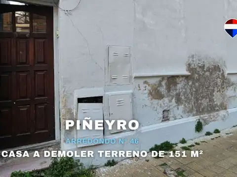 VENTA TERRENO EN PIÑEYRO AVELLANEDA