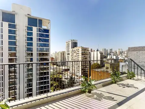 3 ambientes a estrenar con balcón y terraza propia