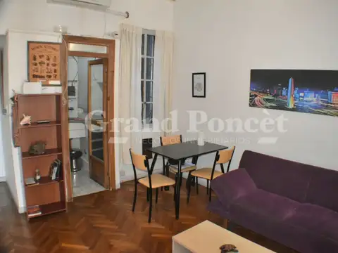 Departamento 2 Ambientes con Balcon Frances