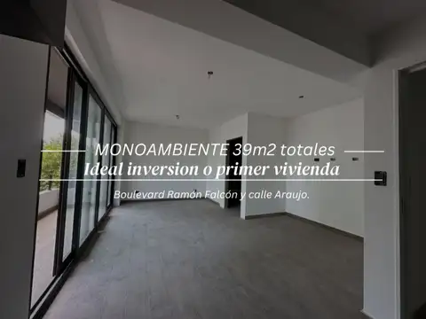 MONOAMBIENTE VENTA BOLUEVAR VILLA LURO A ESTRENAR