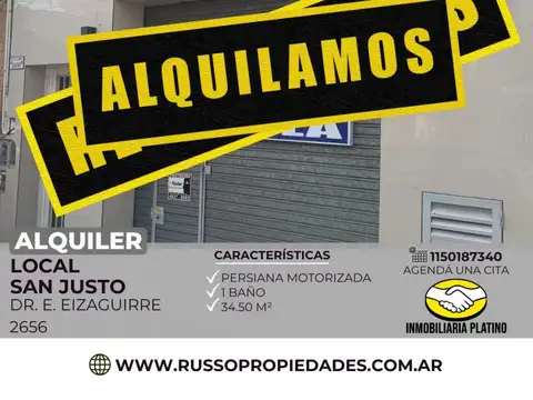 Alquiler Local Comercial San Justo