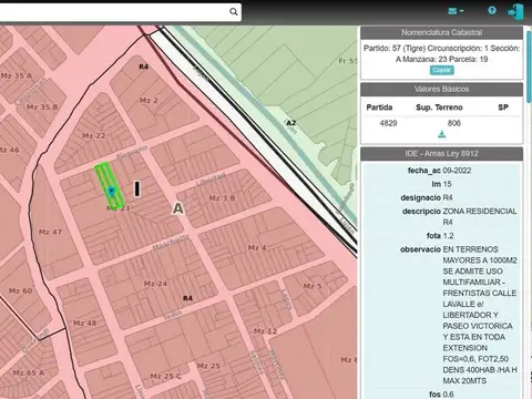 VENTA LOTE APTO DESARROLLO A METROS DEL RÍO, TIGRE