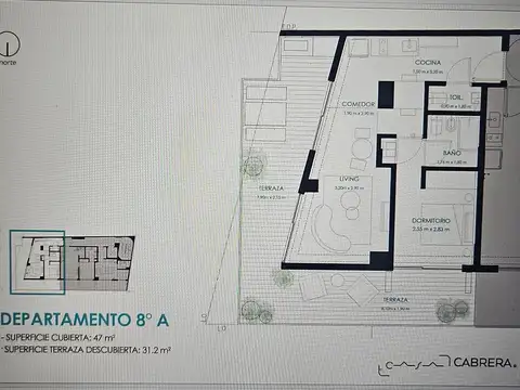 Departamento en Venta de 2 ambientes