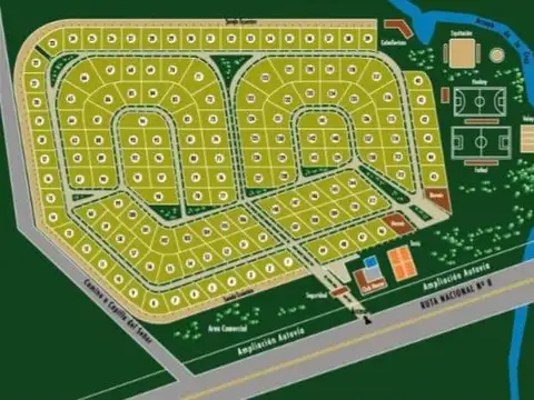 Terreno en Venta 41  mts Fondo