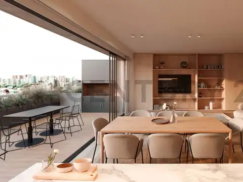 Departamento 3 ambientes con parrilla pozo Colegiales