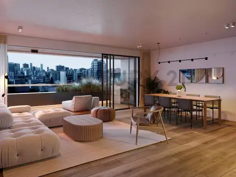 Departamento 3 ambientes con parrilla pozo Colegiales