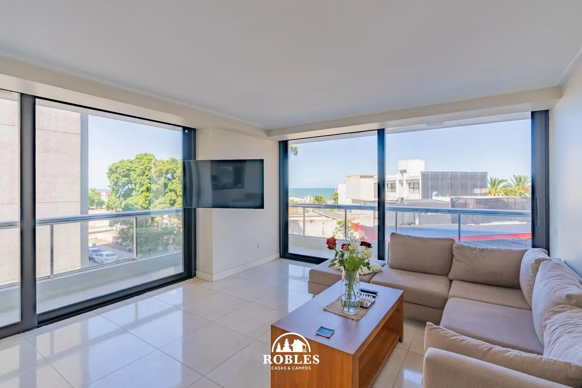 Departamento con vista al mar frente a Plaza España