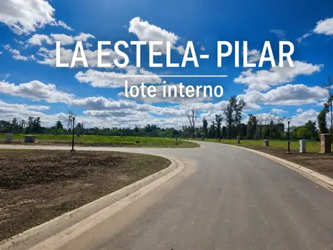 venta lote en barrio la estela Pilar
