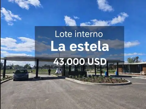 venta lote en barrio la estela Pilar