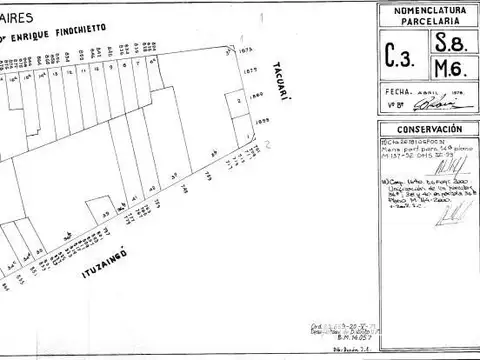 Terreno en Venta 76  mts Fondo