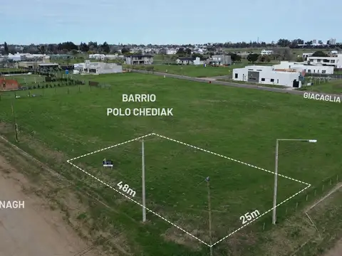 TERRENO EN POLO CHEDIAK - EXCELENTE OPORTUNIDAD. VENADO TUERTO