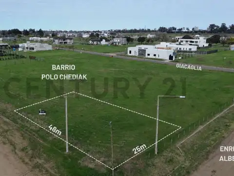 TERRENO EN POLO CHEDIAK - EXCELENTE OPORTUNIDAD. VENADO TUERTO