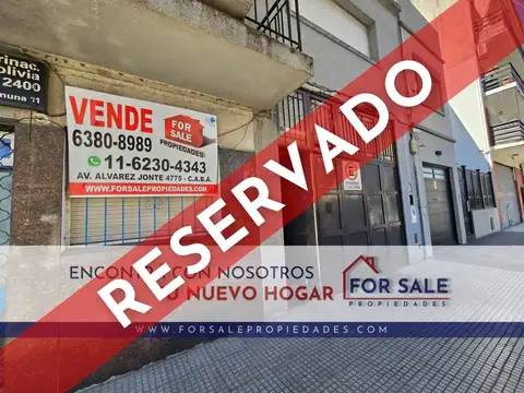 RESERVADO - Local/galpón de 127 m² con Sótano y Acceso Vehicular – Techo de Losa