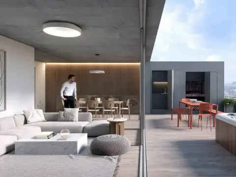 Venta. Dúplex. Cinco ambientes. Terraza propia con parrilla y pileta. Palermo Hollywood.