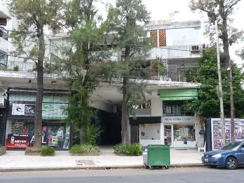 Amplio monoambiente con balcon terraza