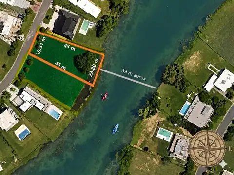 Venta Lote de 920m2 a la laguna en El Cazal Barrio Náutico, Escobar, Zona Norte, GBA