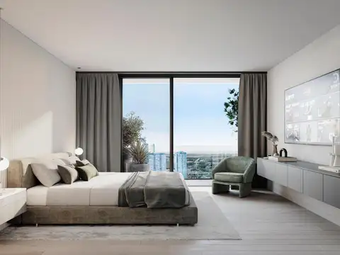 Venta  monoambiente de 61 m² balcón corrido Osten Tower I Puerto Madero