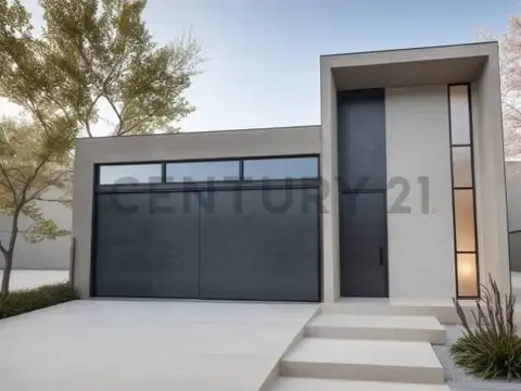 Casa en construcción en Alvear