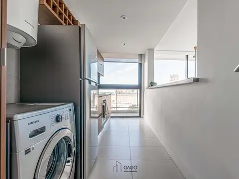 Departamento 2 ambientes con 2 baños