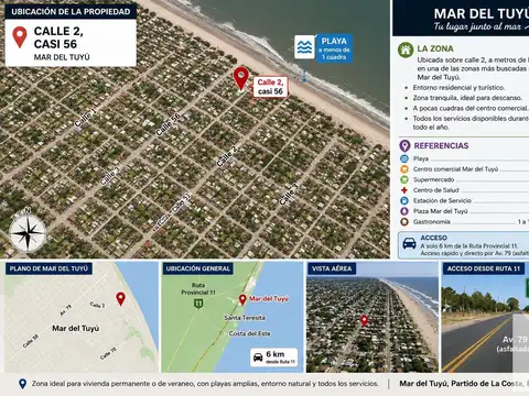 Casa en Venta en Mar del Tuyu, Partido de La Costa