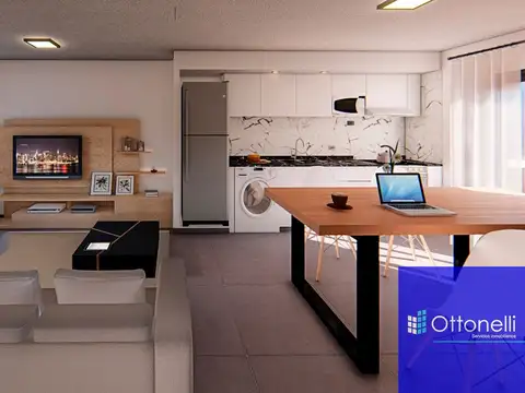 Departamento 3 ambientes con 1 baño