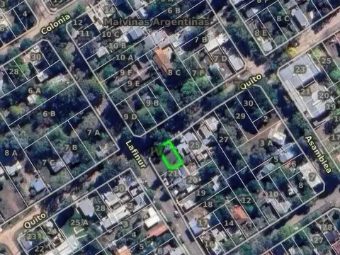 Terreno en Venta de 277,0 m2