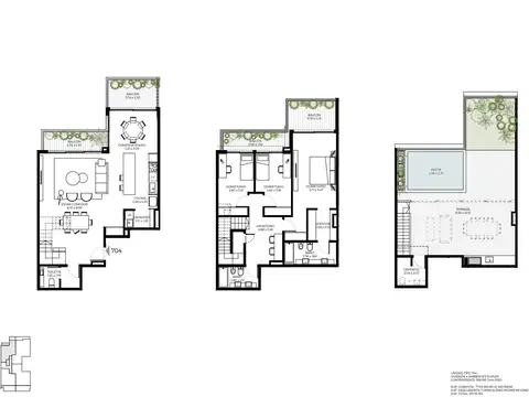 Departamento en triplex con terraza y pileta propia en venta, ubicado en Belgrano R.