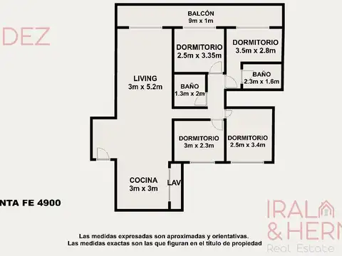 Departamento en Venta de 5 ambientes