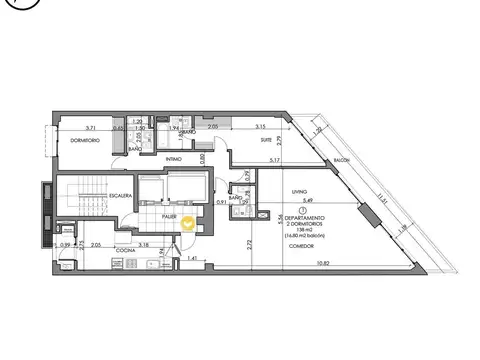 Departamento 3 dormitorios. Vista franca al río. - Barrio Martin Rosario