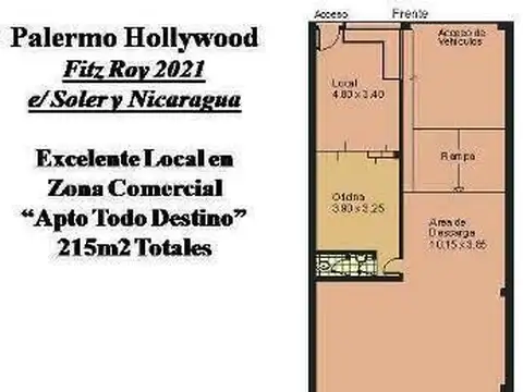 Local en Alquiler en Palermo, USD 6.800