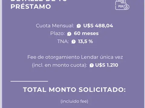 Terreno en Venta de 2000,0 m2