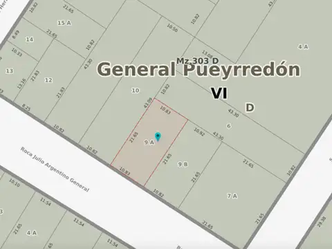 Terreno en zona Guemes