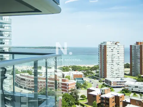 Apartamento en playa mansa, en alquiler, Miami boulevard punta del este.