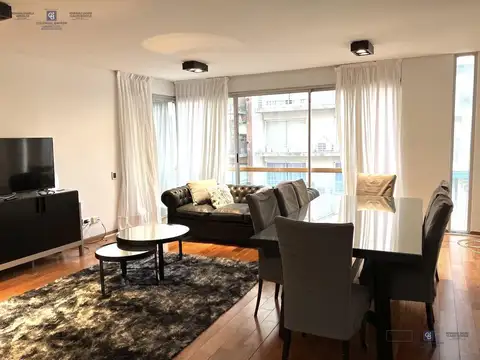 Departamento con muebles de 2 o 3 dormitorios   2 cocheras en Palermo Chico