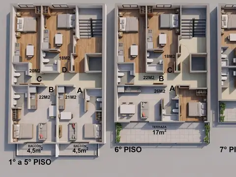 Departamento en Venta de Monoambiente