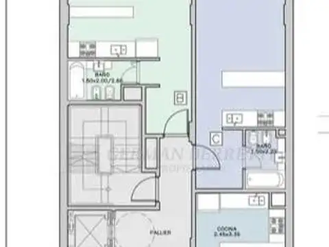 Departamento en Venta de 2 ambientes