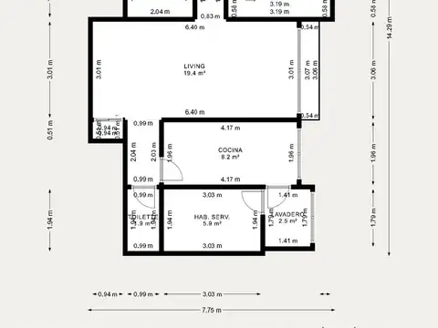 Departamento en Venta 48 años