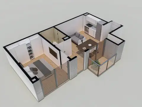 Departamento en Venta de 2 ambientes