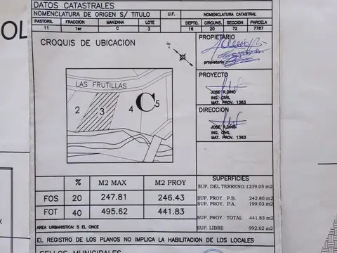 Proyecto 8 cabañas de dos ambientes villa la angostura