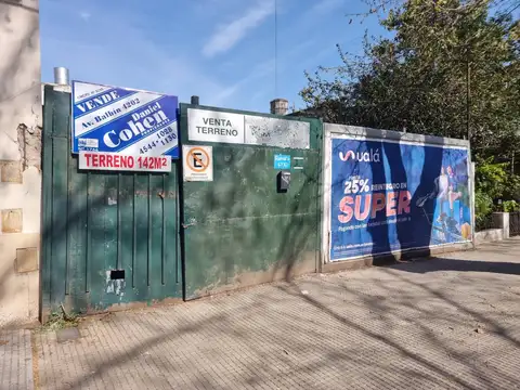 TERRENO DE 147 M2 CERCA PQUE SARMIENTO