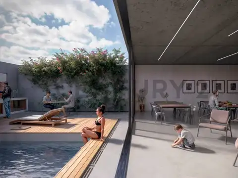 Departamento 2 ambientes con 1 baño