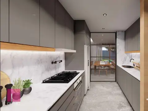 Casa 4 ambientes con 2 baños