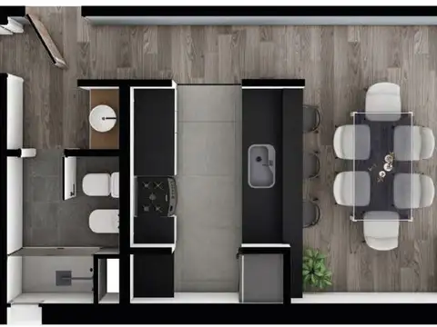 VENTA - Departamento 1 dormitorio con balcón al frente - San Lorenzo.