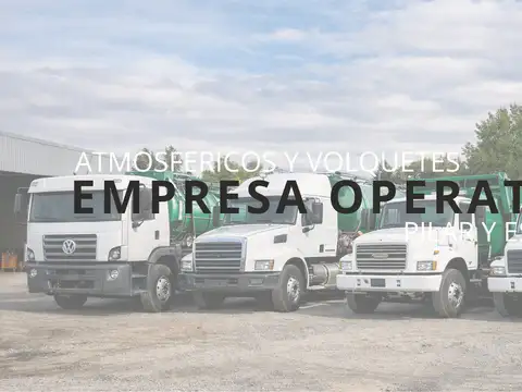 VENTA EMPRESA DE CAMIONES ATMOSFERICOS Y VOLQUETES PILAR ZONA NORTE