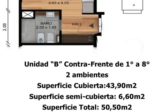 Departamento 2amb Venta Villa Urquiza c/amenities