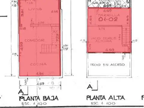 Depto Tipo Casa en Venta de Monoambiente
